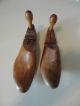 2 Vintage Miller O.  A.  M.  Co.  Wooden Shoe Trees / Two Right Shoes / Stretchers Industrial Molds photo 1