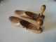 2 Vintage Miller O.  A.  M.  Co.  Wooden Shoe Trees / Two Right Shoes / Stretchers Industrial Molds photo 2
