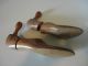 2 Vintage Miller O.  A.  M.  Co.  Wooden Shoe Trees / Two Right Shoes / Stretchers Industrial Molds photo 3
