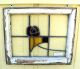 Antique Victorian Rose Stained Glass Stainedglass Leaded Window Red Yellow Clear 1900-1940 photo 1