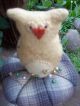 Prim N Grubby Little Folk Artsy Owl A Top A Cotton Tuffet Pin Cushion Pfatt Primitives photo 2