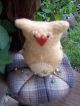 Prim N Grubby Little Folk Artsy Owl A Top A Cotton Tuffet Pin Cushion Pfatt Primitives photo 3
