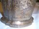 Antique Silver Water Pitcher : Repousse Coin Silver (.900) photo 4