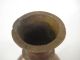 Very Rare Old Antique Museum Quality Heavy Brass Hand Carved Vase,  8 