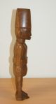 Antique Carved Wood Figure Africa Colonial Soldier Officer Tribal Art Carving Other photo 6