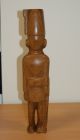 Antique Carved Wood Figure Africa Colonial Soldier Officer Tribal Art Carving Other photo 7