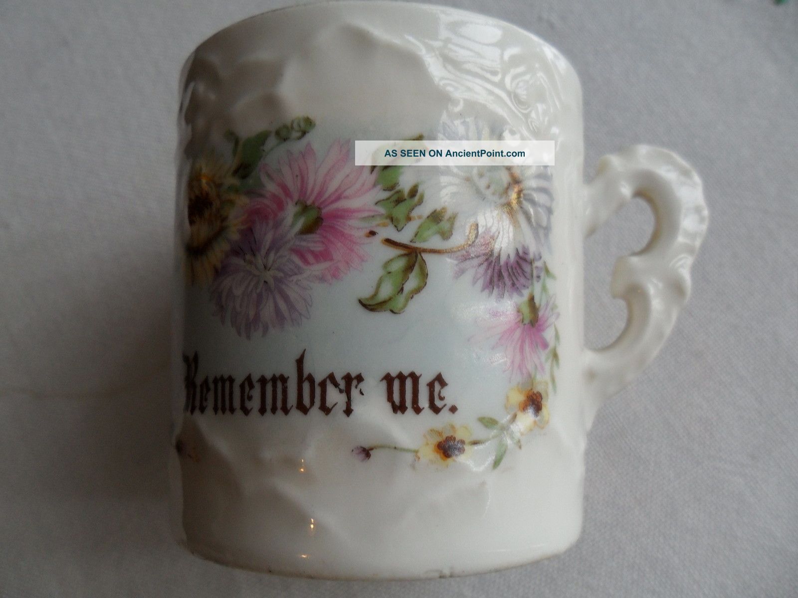 Antique - Vintage Victorian - `` Remember Me`` - Child`s Cup - German Cups & Saucers photo