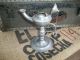 West German Pewter Aladdin Style Mid Century Oil Lamp Cigar Lighter Parlour Metalware photo 2