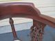 51721 Solid Mahogany Chippendale Corner Chair Armchair Post-1950 photo 2