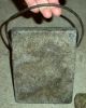 Antique 1800s Fireplace Warming Stone In Rare Folk Art Fabric Cover Case Vafo Primitives photo 4
