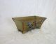 Antique Chinese Brass Copper Glass Petite Planter Box Boxes photo 1