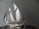 Finest Japanese Large 2 Masted Sterling Silver 985 Model Ship By Takehiko Japan Other photo 2