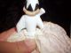 Vtg Rare German Porcelain Clown Half Doll Pincushion Hand Painted Fan Hat 14802 Pin Cushions photo 2