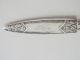 Antique 830 Silver Scissors With Sleeve Gothic Theme Pre 1923 Great Graphics Other photo 4