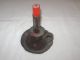 Circa 1820 Chamberstick Candle Holder Made By Tinsmith Metalware photo 4