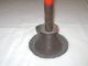 Circa 1820 Chamberstick Candle Holder Made By Tinsmith Metalware photo 6
