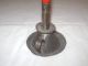 Circa 1820 Chamberstick Candle Holder Made By Tinsmith Metalware photo 7