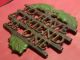 Antique Vintage Trivet Christmas Poinsettia To Have A Friend Be One Hot Plate Trivets photo 6