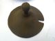 Antique Old Metal Cast Iron Carved Wood Bulb Cauldron Shaped Fireplace Starter Hearth Ware photo 1