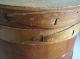 Vintage Antique Primitive Wooden Shaker Firkin Sugar Bucket Pantry Box Md - Lg Primitives photo 7