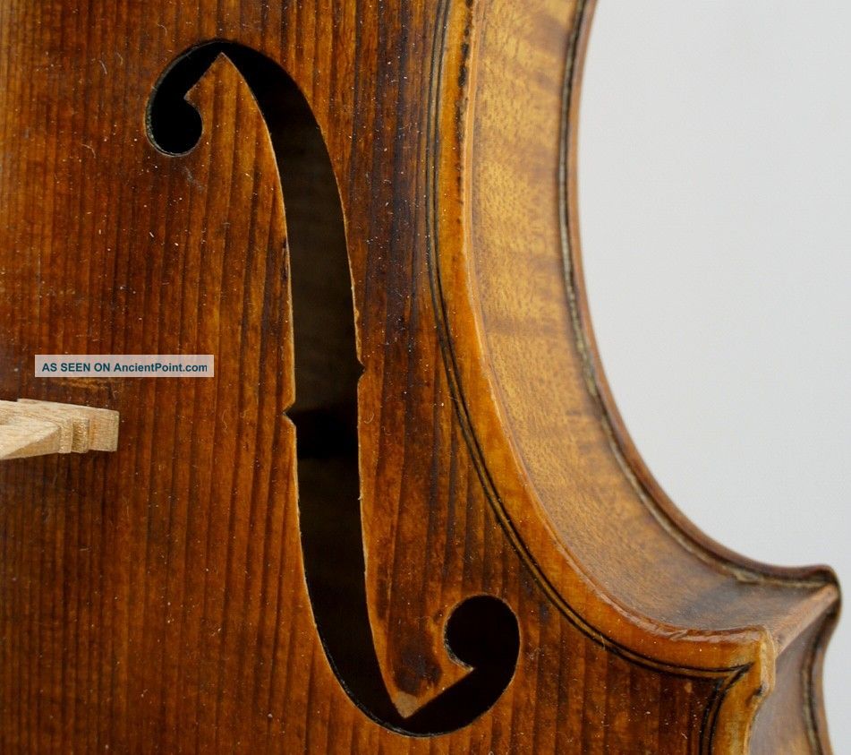 Excellent Antique American Violin - J.  Deulin Detroit,  Michigan - 1923 String photo
