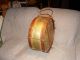 Antique Oak Chestnut Wood Wooden Brass Nickel Silver Snare Drum Stencil Paint Percussion photo 2