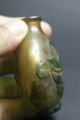 Chinese Antique Peking Overlay Flower Carved Glass Snuff Bottle Snuff Bottles photo 2