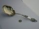 Antique Victorian Signed Baker - Manchester Gilt Sterling Silver Serving Spoon Other photo 1