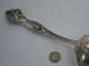 Antique Victorian Signed Baker - Manchester Gilt Sterling Silver Serving Spoon Other photo 8