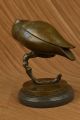 Abstract Modern Art Owl Bronze Sculpture Hand Crafted By Milo Figurine Art Deco Metalware photo 3