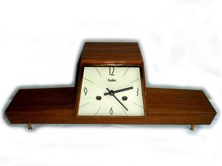 Design Mantel Clock F.  Zentra; Germany; 40s photo