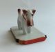 Vintage Old J P Porcelain Fox Terrier Dog Winner Art Figurine Figurines photo 2