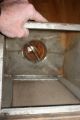 Antique Hoosier Cabinet Wood/tin Flour Bin Sifter Complete And Ready For Use 1900-1950 photo 7
