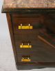 Marble Three Drawer Bachelors Chest Art Deco Table Stand Tableau Bakelite 1900-1950 photo 5