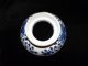 Antique Chinese Blue And White Porcelain Cup Holder Ring With Marks Teapots photo 2