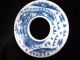 Antique Chinese Blue And White Porcelain Cup Holder Ring With Marks Teapots photo 8