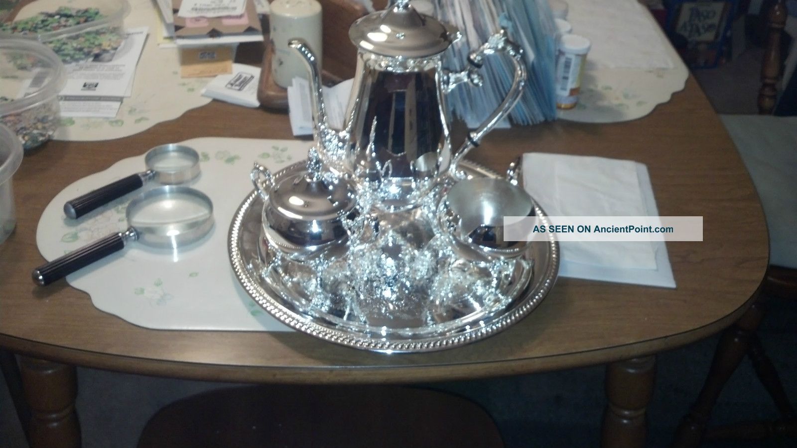 Silver Plate Coffee/tea Set International Silver Co. Tea/Coffee Pots & Sets photo