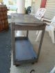 Vintage Industrial Steel Cart - Interior Decor - Salvage - Kitchen Island Or Bar Other photo 1