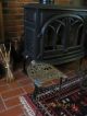 Antique Hand - Wrought Brass & Iron Fireplace Trivet Trivets photo 7