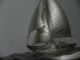 Finest Hand Crafted Japanese Sterling Silver 985 Model Yacht Ship Takehiko Japan Other photo 1
