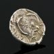 Ancient Silver Coin Rare Early Indo Parthian Kingdom Small Obol Drachma 0.  55 G Greek photo 2