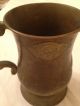 Antique Brass Islamic First Ever Made For Saudi Arabia100 Years Old Bronze Mug Middle East photo 3