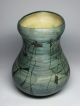 Studio Art Pottery Japanese Incised Sgraffito Etched Mid Century Modern Vase Vtg Mid-Century Modernism photo 1