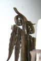 Rare - Art Nouveau Hand Wrought Iron Art 2 - Light Owl Wall Sconce Chandeliers, Fixtures, Sconces photo 10