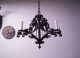 Top_ A Scrolled Wrought Iron 5 - Light Chandelier Chandeliers, Fixtures, Sconces photo 6