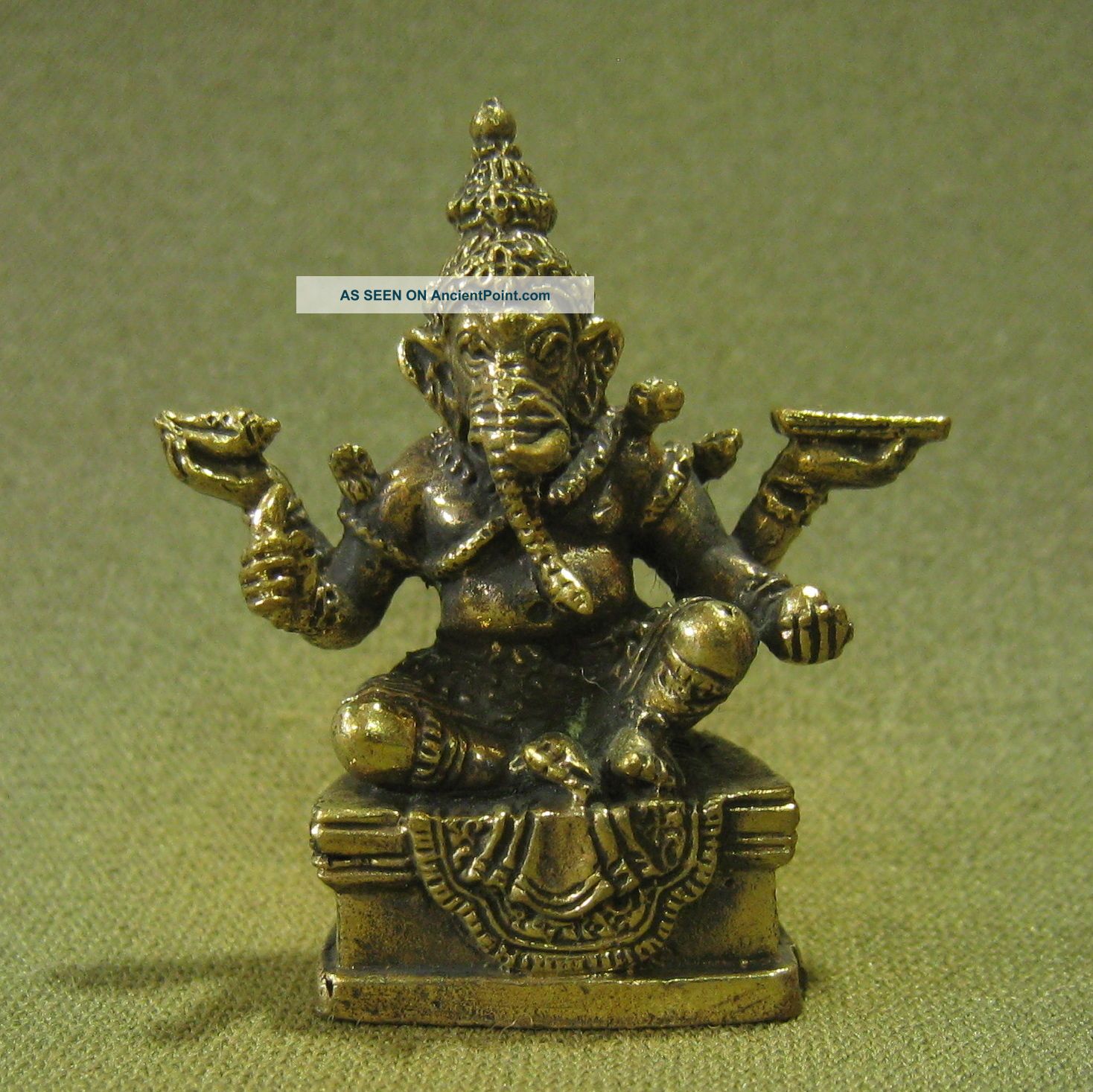 Elephant God Ganesha Ganesh Knowledge Unique Hindu Thai Amulet Amulets photo