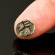 Ancient Silver Coin Rare Early Indo Parthian Kingdom Small Obol Drachma 0.  586 G Greek photo 3