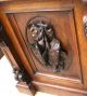 Magnificently Carved French Antique Hunt Scene Sideboard / Buffet.  Rosewood. 1800-1899 photo 9