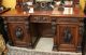 Magnificently Carved French Antique Hunt Scene Sideboard / Buffet.  Rosewood. 1800-1899 photo 3