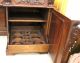 Magnificently Carved French Antique Hunt Scene Sideboard / Buffet.  Rosewood. 1800-1899 photo 8